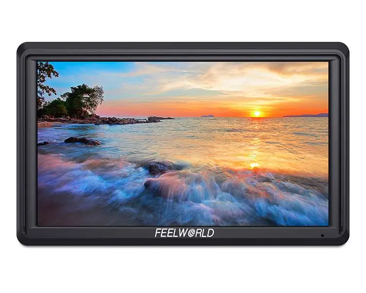 

FEELWORLD FW568 5.5 Inch IPS 4K On Camera Field Monitor for DSLR HDMI Small Full HD 1920x1080 Video Focus Assist with Tilt Arm