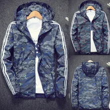 8XL 7XLMan Easy Camouflage Loose Thin Section Motion Jacket Even Hat Ventilation Coat The Fat Enlarge Increase Fertilizer Jacket