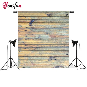 

Vinyl Wood Floor Photography Background fotografia Computer Printed Newborn Photography Backdrops for Photo Studio 5x7ft