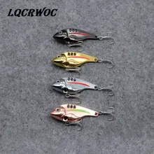 Hot NEW Metal Fishing Lures Spoon lure Sequins spinnerbait vibrating light pesca japan tackle trolling jigging baits ice winter