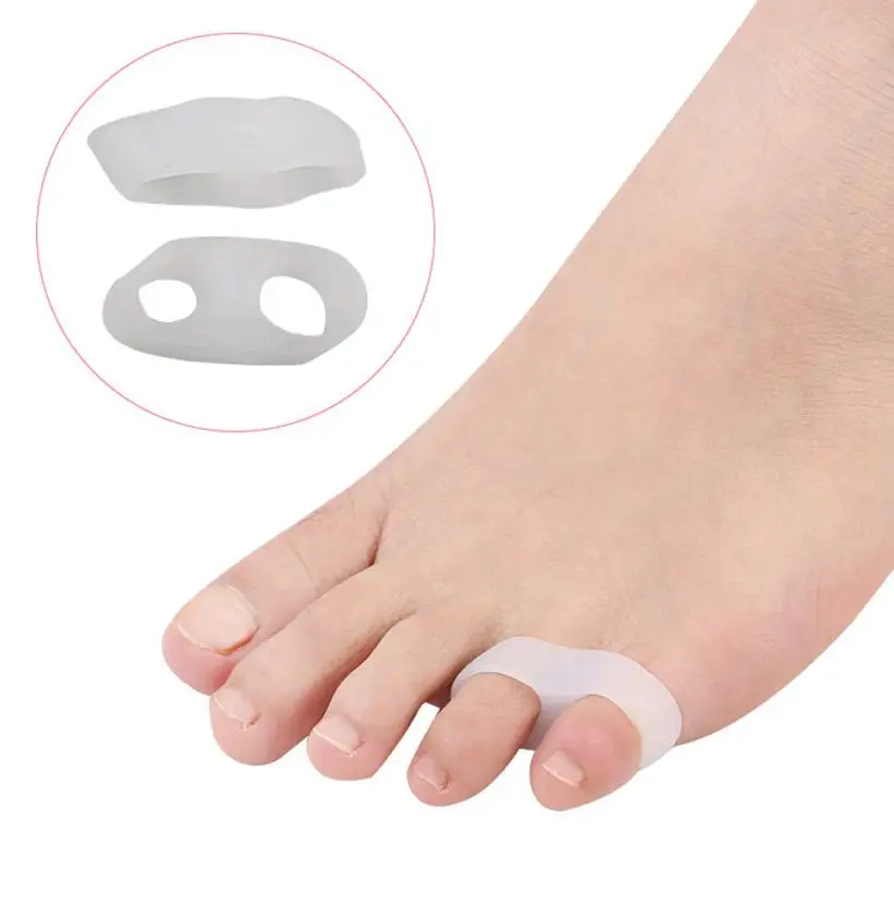

1 Pair toe corrector foot care Little Finger Valgus Toe Separator Toe Bracelet Small Toe Sets 2U0705