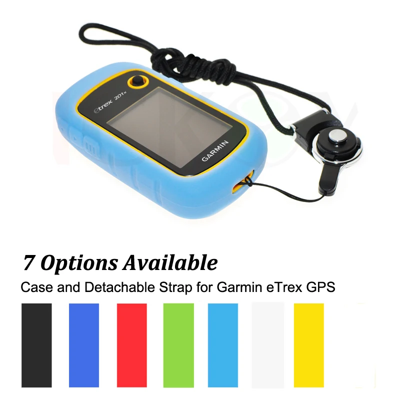 Handheld GPS Navigator Accessories TUSITA Case for Garmin eTrex Touch 25 35 35t Silicone Protective Cover Blue 