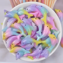 Happy Monkey 20pcs/pack Resin Cartoon Dolphin Slime Supplies Toys Mini Cute DIY Slime Accessories Filler for Clear Fluffy Slime Happy Monkey 20pcs/pack Resin Cartoon Dolphin Slime Supplies Toys Mini Cute DIY Slime Accessories Filler for Clear Fluffy Slime
