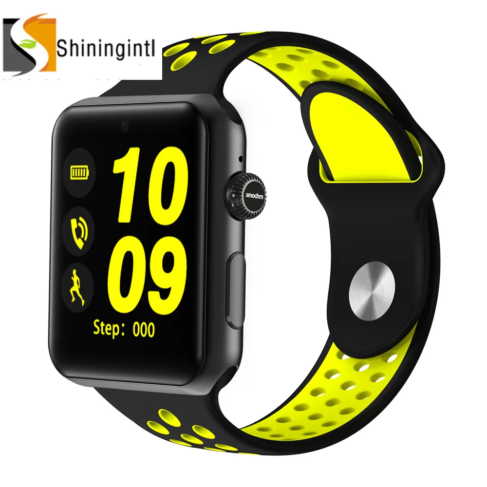 Smochm Bluetooth SmartWatch IWO 1:1 MTK2502C NK Sports Band GSM SIM Card Camera Phone Smart Watch for IOS Iphone Android Phone