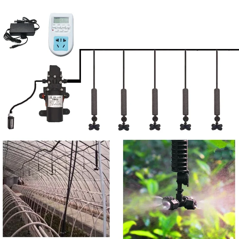 8/11mm to 4/7mm Hose 12V DC Water Pump Greenhouse Automatic Irrigation