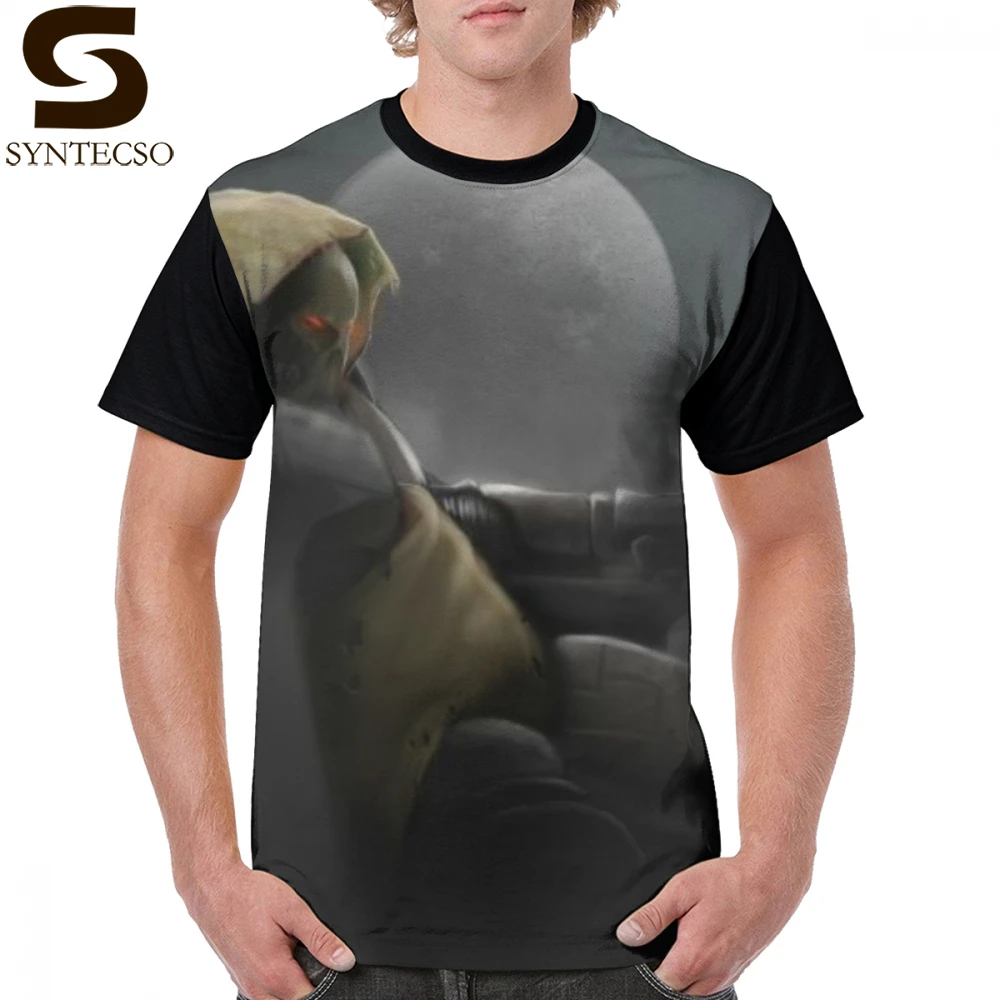 

Space Marine T Shirt Space Marine T-Shirt XXX Short-Sleeve Graphic Tee Shirt Cute Graphic Basic Male 100 Polyester Tshirt