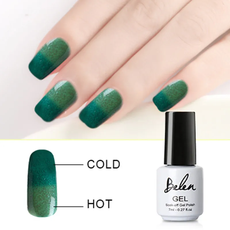 Belen 1 шт. Гель лак для ногтей 2 в температурный УФ гель Vernis Полупостоянный
