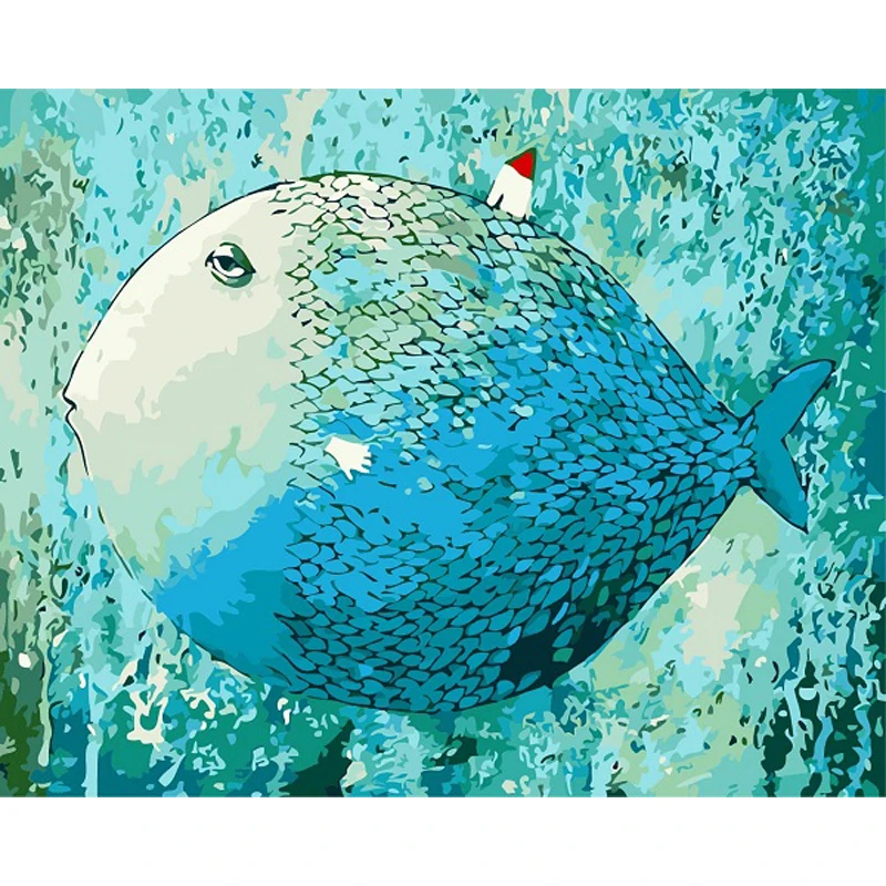 

Frameless Painting Picture By Numbers Anime Hand Painted Canvas Cartoon Drawing Diy Oil Painting By Numbers 40*50cm