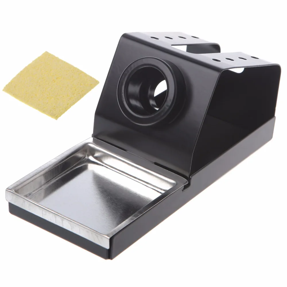 16cm x 7cm x 7.5cm Metal Soldering Iron Stand with Sponge For HAKKO 936