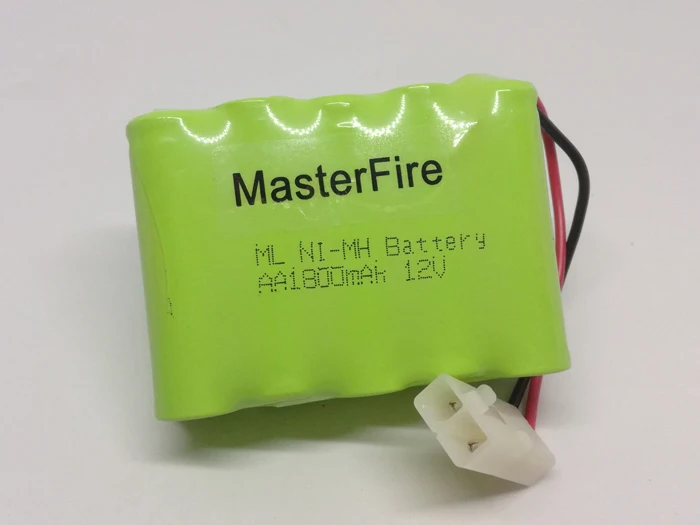 

MasterFire 8pack/lot Brand New 12V 10x AA 1800mAh Ni-MH Battery Rechargeable NiMH Batteries Cell Pack with plug