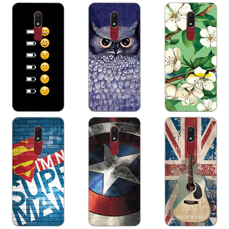 

For BQ BQS-5700L Space X Soft TPU fashion style cases Soft silicon Phone Case Cover Floral colorful painting skin shell