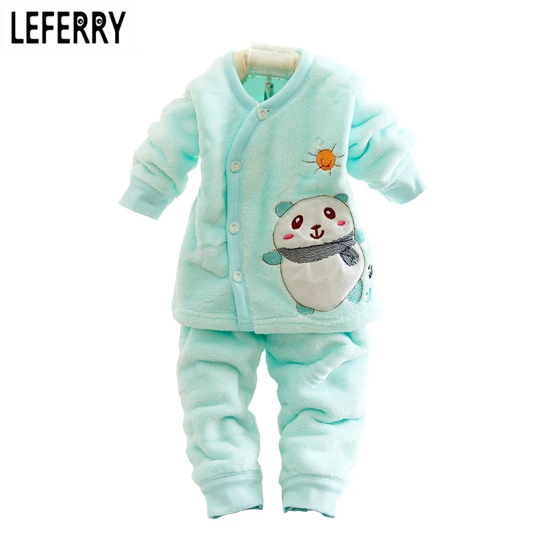 Flannel Newborn Baby Girls Clothes Set Baby Boy Clothes 2018 New Born Baby Clothing Set infant Clothing Spring Winter