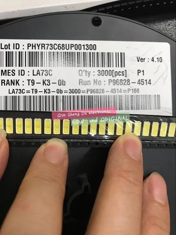 

100pcsFOR LG Innotek LED LED Backlight 1W 7030 6V Cool white TV Application smd 7030 led cold white 100-110lm 7.0*3.0*0.8mm