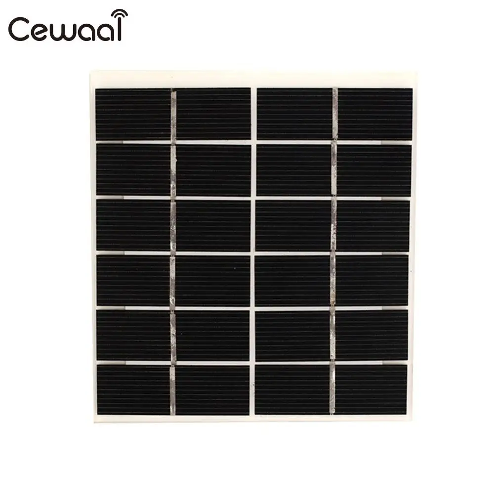 

2W 6V Solar Panel For Battery Cell Phone Chargers Portable Solar Cell Monocrystalline Silicon+Eetfe Monocrystalline