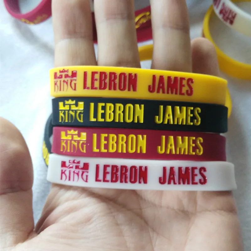 

all star signature silicone Bracelet Lebron James NO.23 Kyrie Irving NO.2