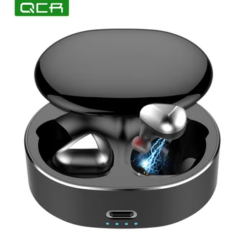 

QCR HiFi 6D Stereo Bluetooth 5.0 TWS Wireless Earphones IPX6 Waterproof Sport Bluetooth Earphone Headfree