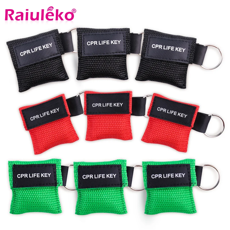 

20pcs CPR Resuscitator Mask 30:2 Disposable First Aid Skill Training Face Shield Breathing Mask Mouth Breath One-way Valve Tool