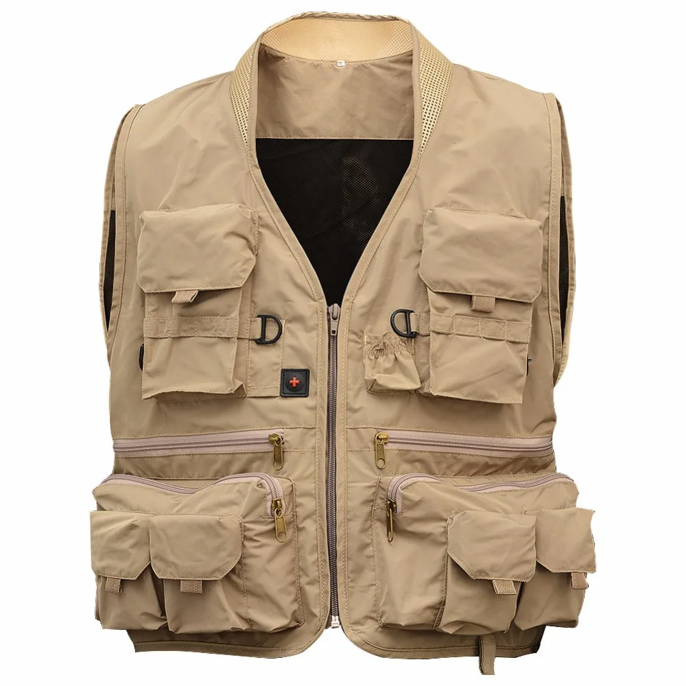 Lumiparty Fishing Hunting Vests Daiwa Vest For Fly Fishing Vests Clothing Multi pocket Jackets