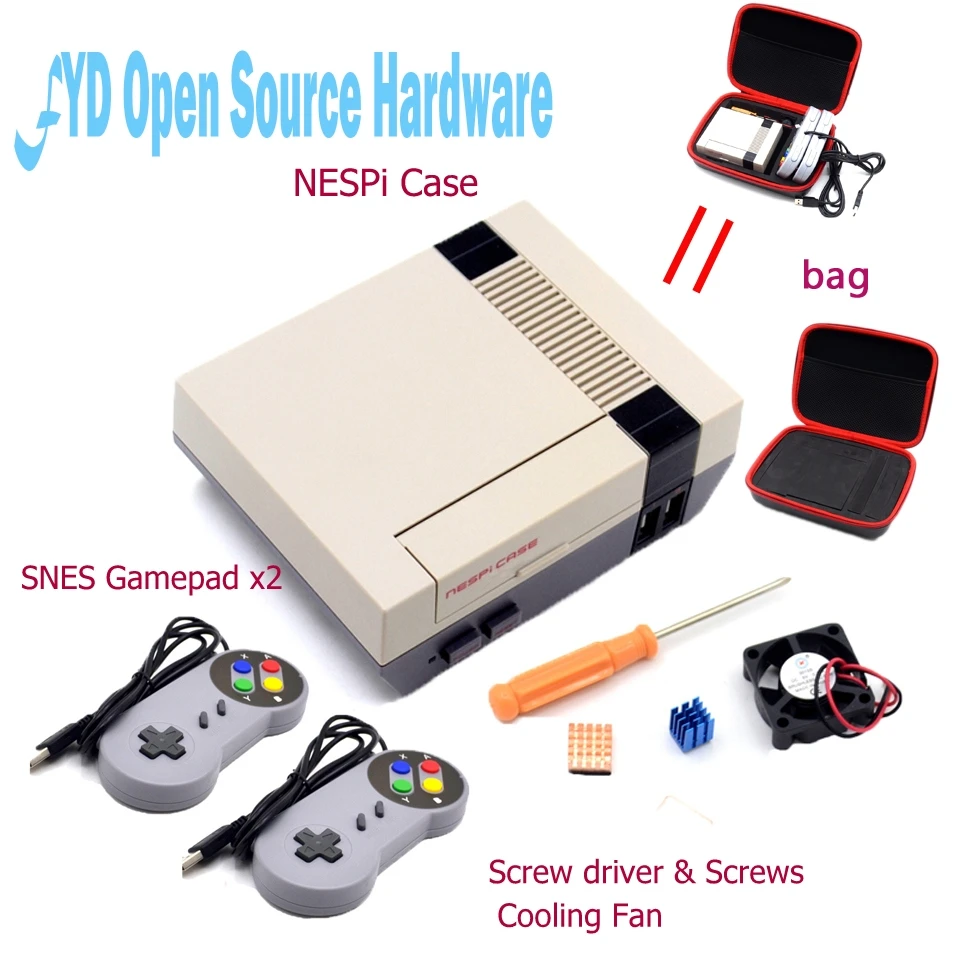 

Mini NES NESPI CASE Retroflag Case package for Raspberry Pi 3 2 B+ NES Classic Mini for RetroPie Raspberry Pi 3/2/B+