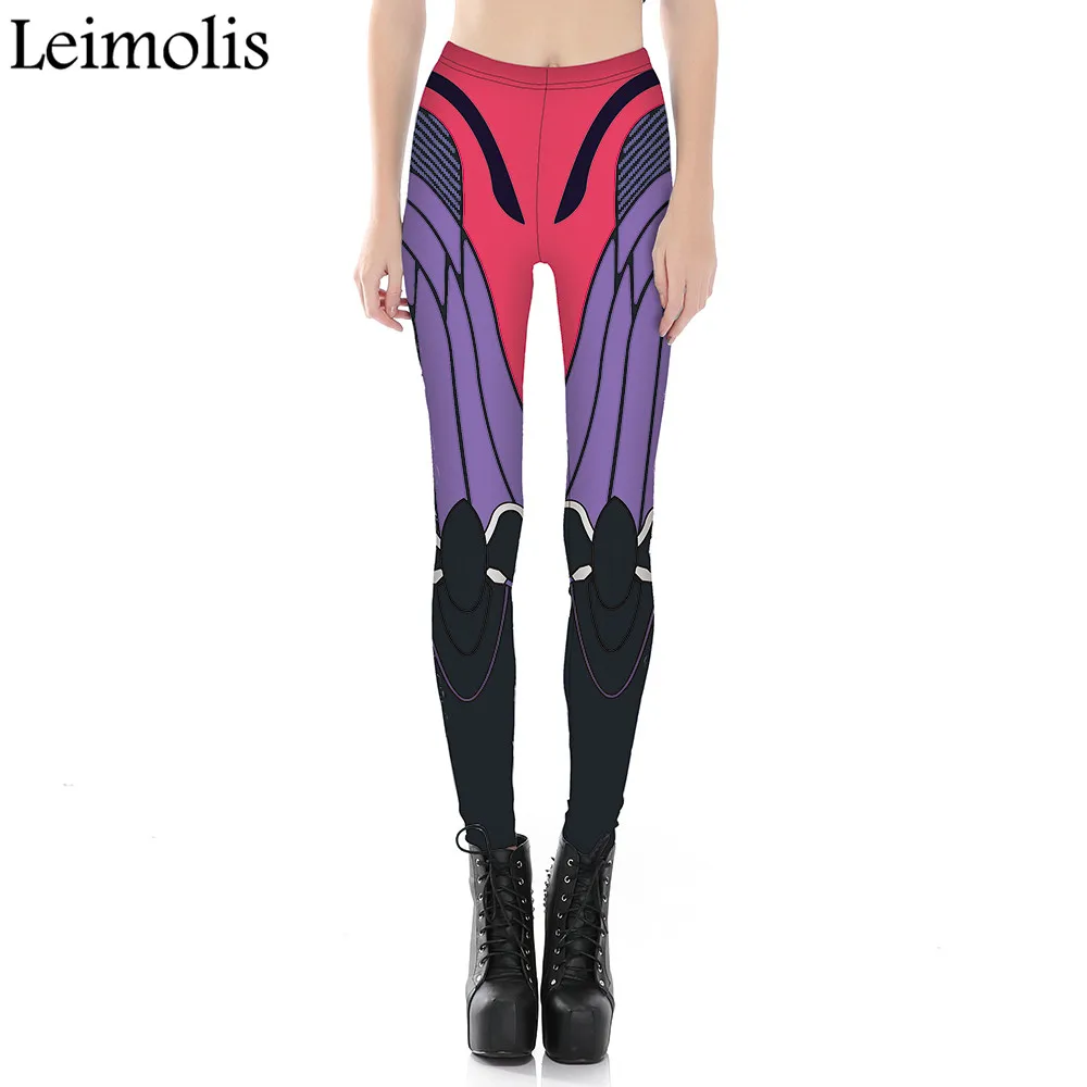 

Leimolis adventure time punk rock Harajuku black milk push up fitness sexy gothic 3d print EVA Space pink Armor women leggings