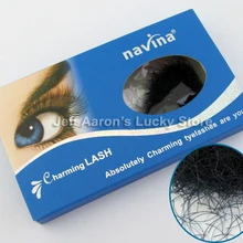 2 упаковки 8 мм 10 мм синий цвет Индивидуальные Черные Накладные ресницы удлинитель комплект ресниц