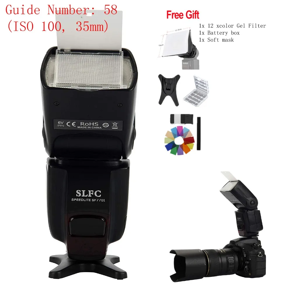 

JMFOTO Wireless Master Flash Speedlite for Nikon Canon Olympus Pentax DSLR Camera Flash Speedlite Original