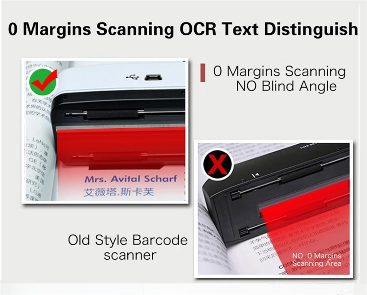 best document scanner Milestone Wifi Photo Document Scanner  Wireless Fine Resolution 1050DPI Portable Scanner Connected JPG/PDF File Format  Handheld android scanner