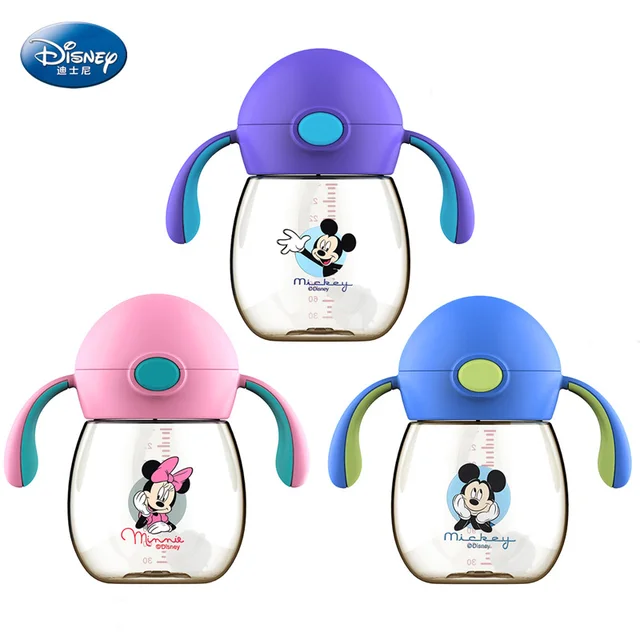 Best Price Disney 350ml Infant Feeding Bottle For Baby Children PPSU Cup With Handle Minnie Mickey Mouse Cup Straw For Drinking Water Train Best Price Disney 350ml Infant Feeding Bottle For Baby Children PPSU Cup With Handle Minnie Mickey Mouse Cup Straw For Drinking Water Train