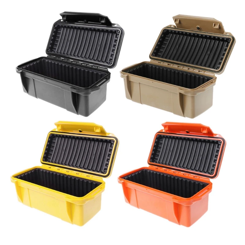 

Tool Box Holder Storage Outdoor Shockproof Waterproof Box Airtight Case Storage Tools Sealed Containers X7YD