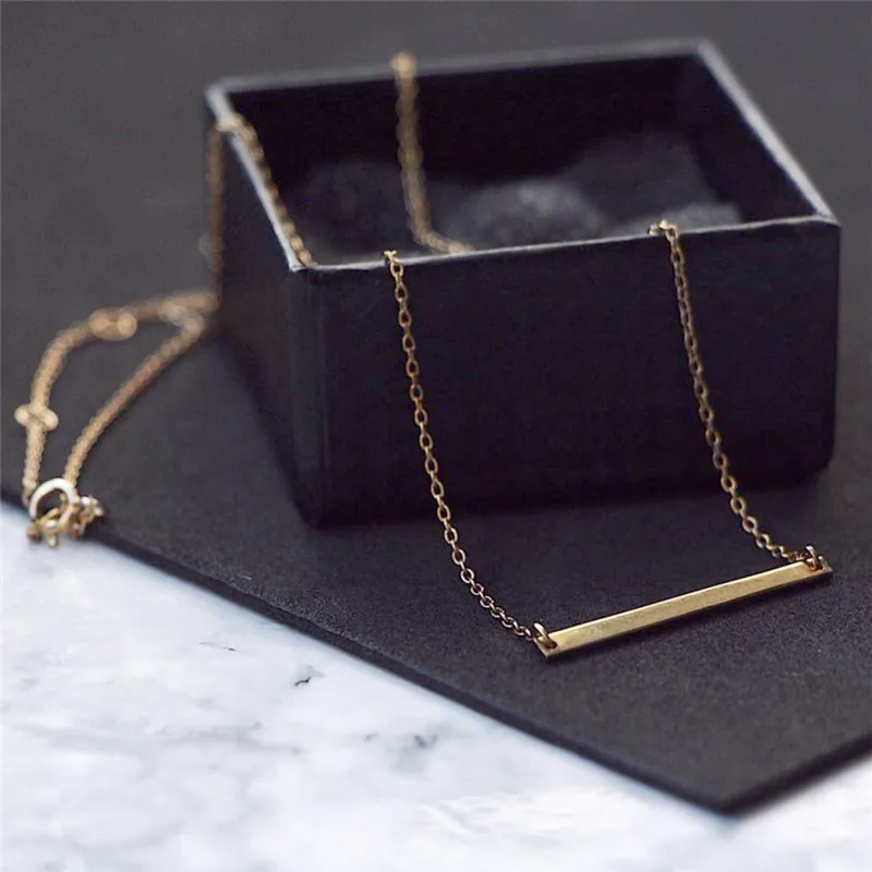 CC стерлингов Серебряные ожерелья для Для женщин простой дизайн, классические длинные подвеска цепь карьера Jewelry простые аксессуары CCN306