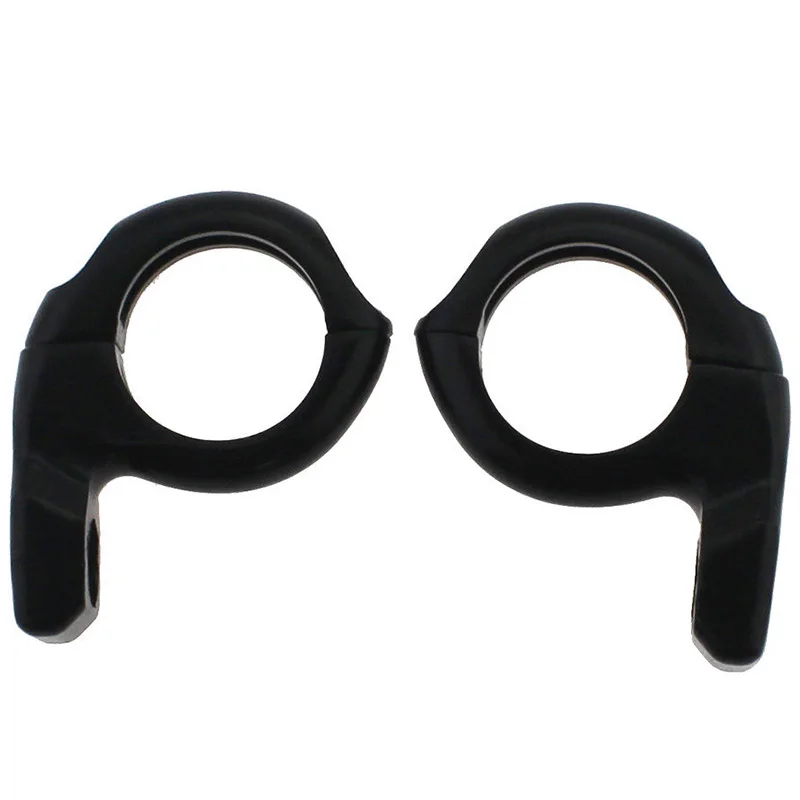 Mayitr Black 1 inch 25mm Metal Turn Signal Light Handlebar Clamp On Mirrors Adapter Mount for Motorcycle ATV