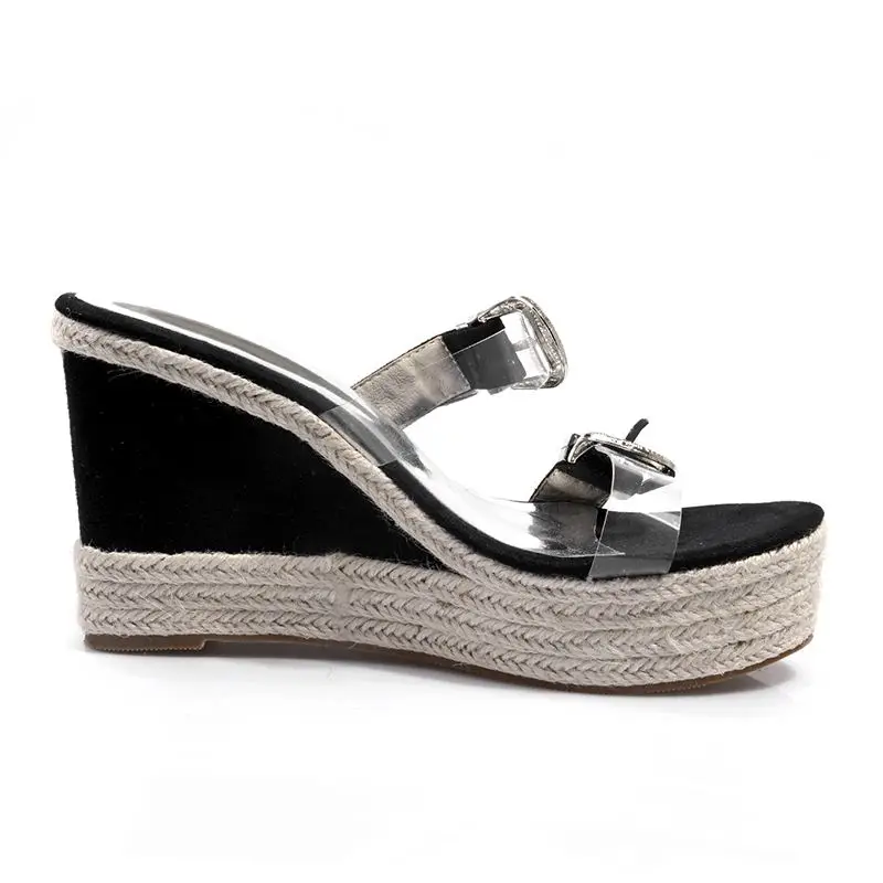 LebaLuka Wedges Sandals Women Fashion Buckle Platform Slippers Summer Shoes Women 2019 New Casual Chunky Sandals Size 34-40 LebaLuka Wedges Sandals Women Fashion Buckle Platform Slippers Summer Shoes Women 2019 New Casual Chunky Sandals Size 34-40