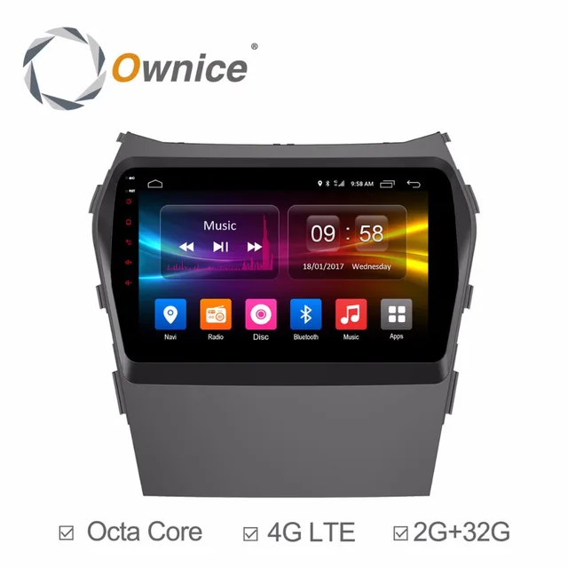 $US $315.84  HD 1024 9 inch Android 6.0 Car DVD Player For Hyundai IX45 Santa FE 2015-2017 Octa 8 Core GPS Navig