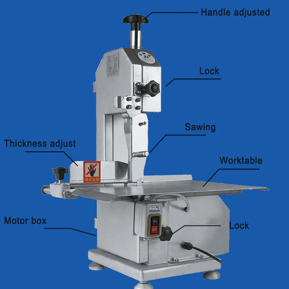 Электрическая костная автоматическая машина для резки замороженное мясо рыбы резак костной пилы машина/костной пилы резак машина из нержавеющей стали