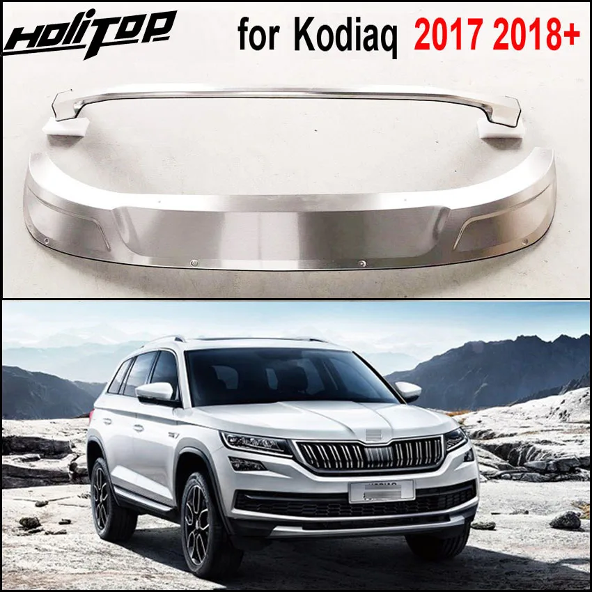 

New arrival front rear bumper sill bull bar cover trunk guard cover for Skoda Kodiaq.304 stainless steel.from the top factory.