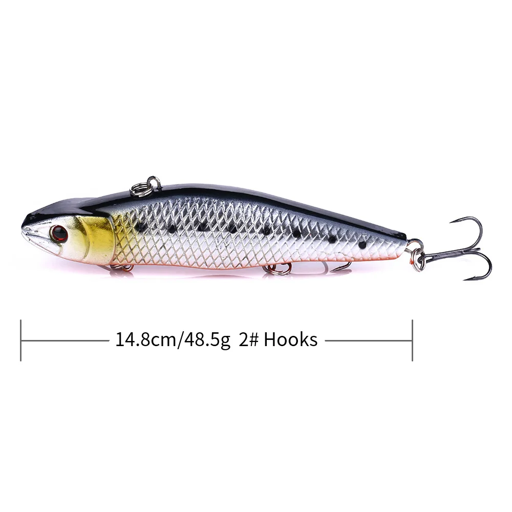 1 шт. 148 мм длинные VIB Crankbait искусственный воблер твердая приманка рыболовная с