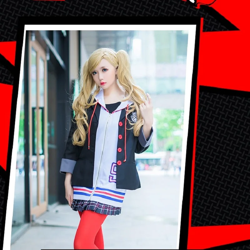 Persona 5 Косплей Костюм Анна такамаки Школьная форма аниме косплей Женский костюм