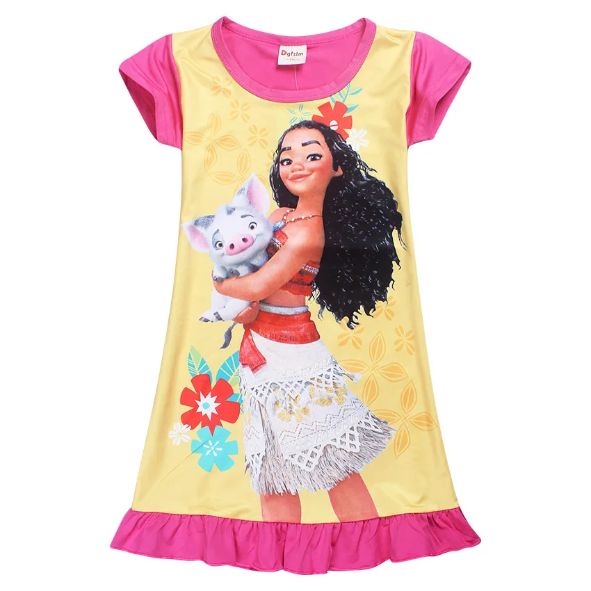 

Designer Moana New 2019 Kids Girls Clothes Cute Cartoon Dress, Cosplay Costume Kids Party Clothes, Lovely Baby Girls Funny Dress