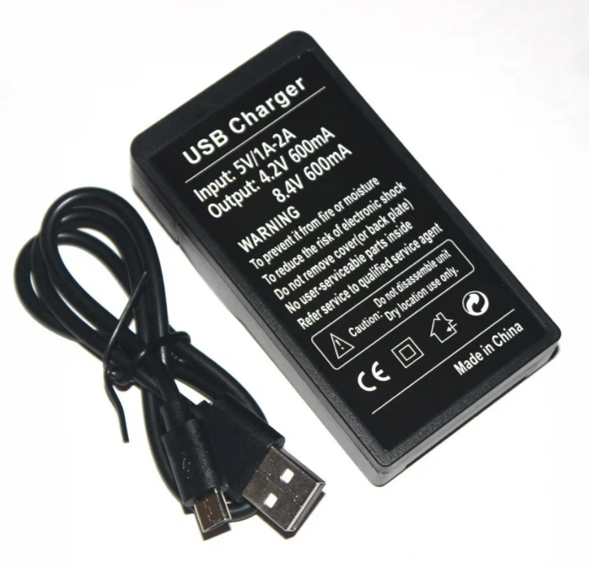 Micro USB Battery Charger for Casio NP-30, NP30, NP 30 and Casio QV-R3, QV-R4, QV R3, QVR3, QVR4 Digital Camera