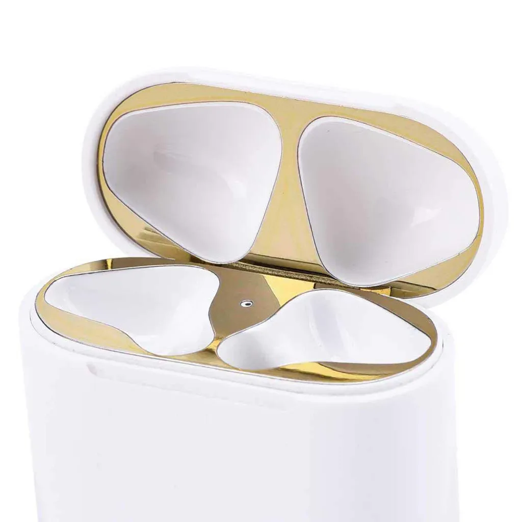 4PCS Metal Dust Guard Protective Shell Skin Sticker for Apple Airpods Earphone Designed For Sports Simple And Fashion R0420 4PCS Metal Dust Guard Protective Shell Skin Sticker for Apple Airpods Earphone Designed For Sports Simple And Fashion R0420