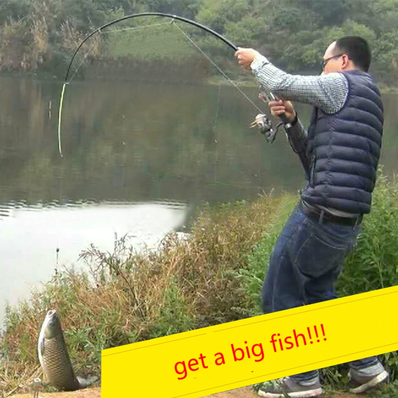 Durable Automatic Fishing Rod Ideal Sea Lake Fishing Pole With Stainless Steel Hardware 2.1m