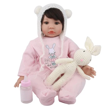 

NPK Reborn baby Doll lifelike realistic babes reborn boneca menina silicone toddler doll 22 inch toy dolls for kids gifts