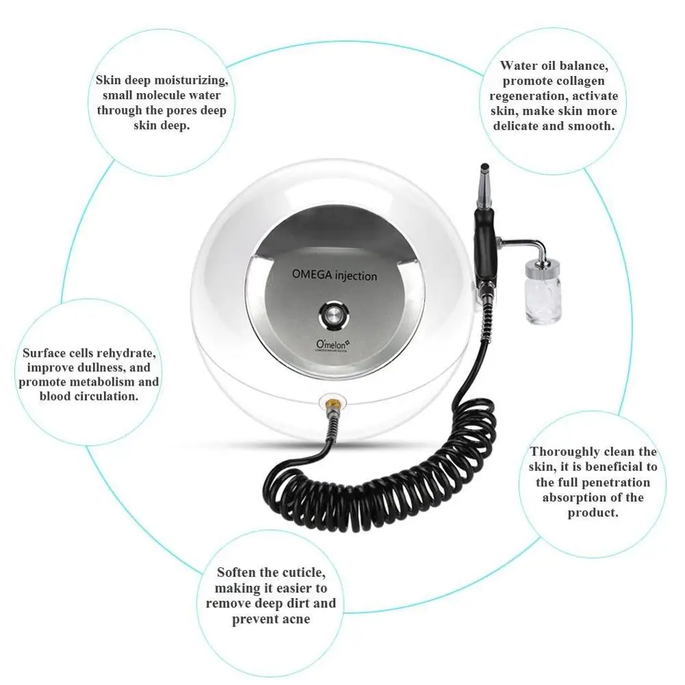 Portable Water Oxygen Facial Sprayer Water Injection Hydrate Moisturizing Skin Revitalizing Oxygen Facial Massager Beauty SPA Portable Water Oxygen Facial Sprayer Water Injection Hydrate Moisturizing Skin Revitalizing Oxygen Facial Massager Beauty SPA