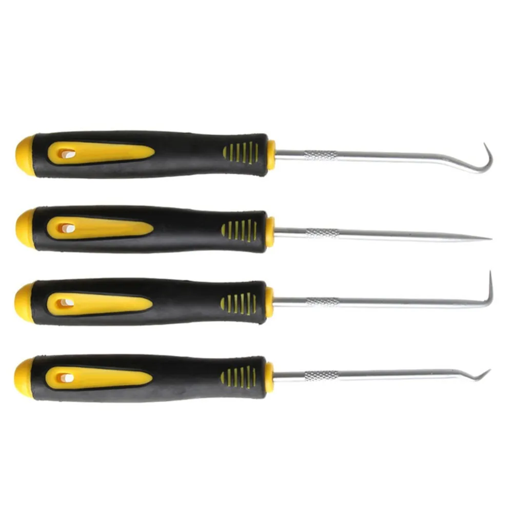 4 piezas-Durable-Car-Hook-Oil-Seal-ORing-Seal-Remover-Pick-Set-Craft-Hand-Tools