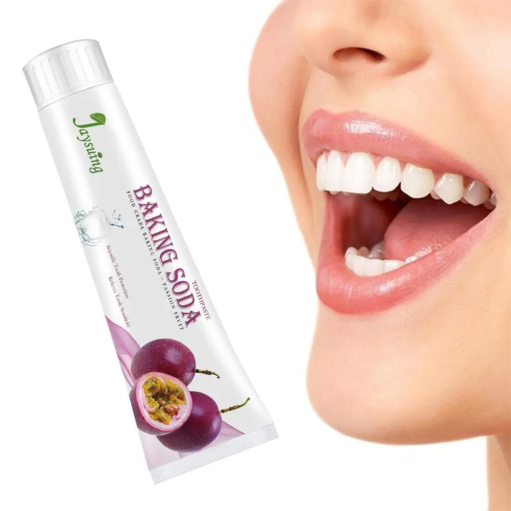Пищевая Сода отбеливающая свежая зубная паста мята зубная паста для чистки полости рта уход за здоровьем избавляет от зубных пятен свежее дыхание отбеливает зубы