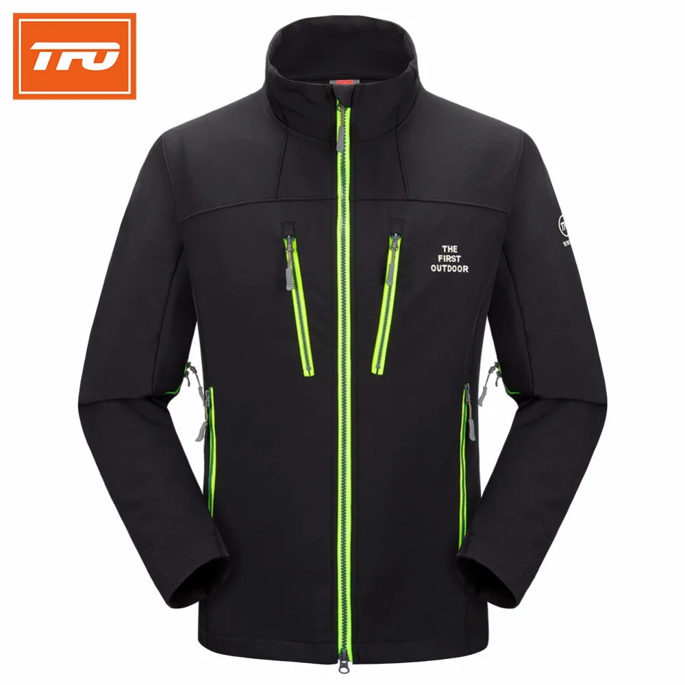 Buy TFO hiking jacket fleece men softshell thermal