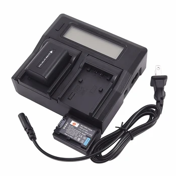 

DSTE 1.5A Dual Charger with 2xLi-ion NP-FV50 Batteries for Sony HDR-XR350E XR260E CX700E SX20E PJ50E Camera