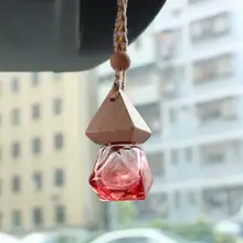 Автомобильный освежитель воздуха Духи подвеска Бутылка Висячие пустые стеклянные бутылки Автомобильные украшения для авто без эфирного масла