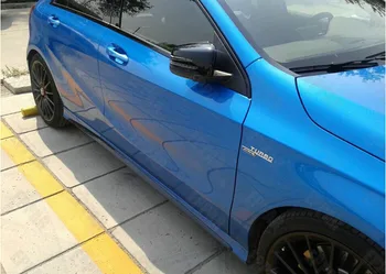 

Carbon Fiber Overlay Side Mirror Cover Trim For 2008-2010 Mercedes-Benz C Class W204 C200 C300