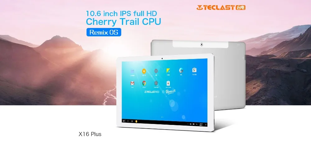 Новинка! 10," ips Teclast X16 Plus Intel z8300 четырехъядерный Android 5,1 планшетный ПК 2 Гб ram 32 ГБ rom HDMI 1920*1080